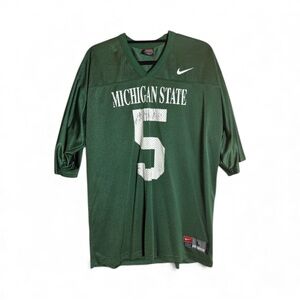 Vintage authentic NIKE Large MSU football Jersey